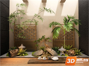 Mini Garden Skp Files 